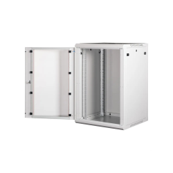 ROLINE 19" Wall Cabinet Basic Plus 18 U 600x600 BxT grey