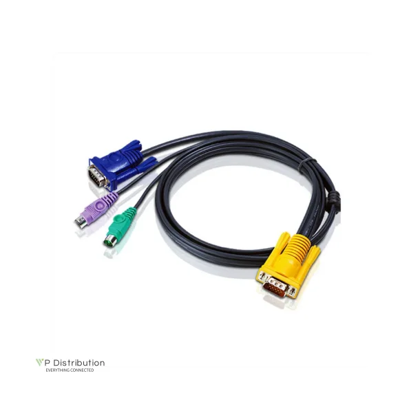 ATEN 2L-5202P KVM-Cable VGA PS/2 1.8m