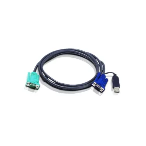 ATEN 2L-5202U KVM-Cable VGA USB 1.8m