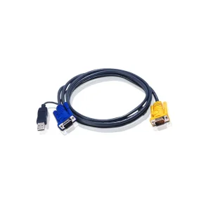 ATEN 2L-5202UP KVM-Cable VGA USB 1.8m