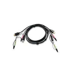 ATEN 2L-7D02UH USB HDMI KVM Cable with Audio 1.8M