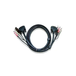ATEN 1.8M USB DVI-I Single Link KVM Cable