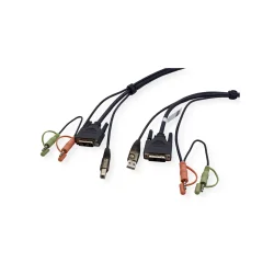 ATEN 2L-7D02U KVM-Cable DVI,USB,Audio1,8m