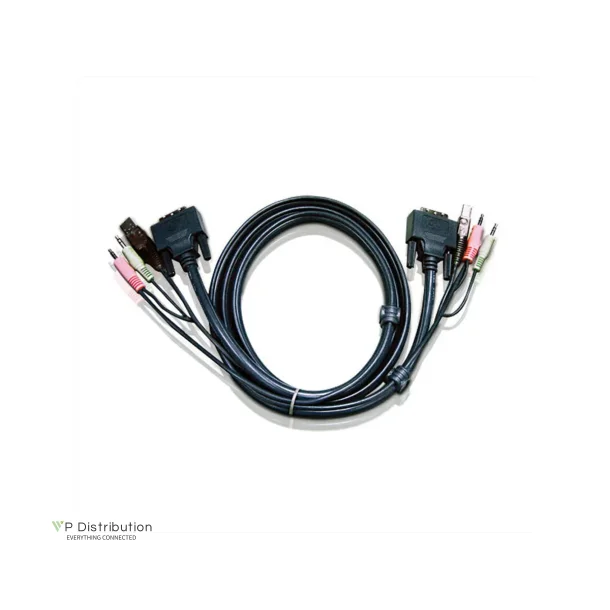 ATEN 2L-7D03UI DVI KVM Connection Cable 3m