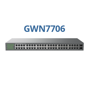 Grandstream Unmanaged Network Switch, 48x GbE RJ45, 2x SFP, metal case