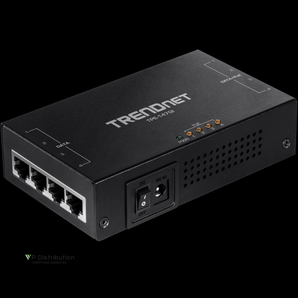 Trendnet 65W 4-Port Gigabit PoE+ Injector