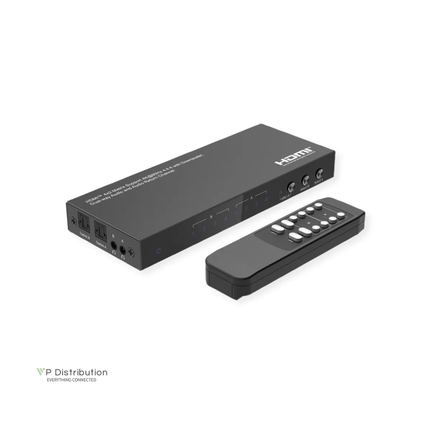 VALUE HDMI 4x2 Matrix, 4K60Hz