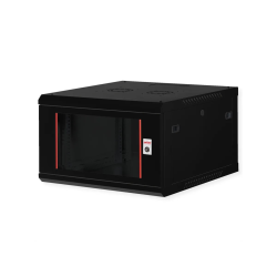 ROLINE 19" Wall Cabinet Basic Plus 6 U 600x600 BxT black