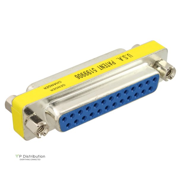 InLine Mini Gender Changer 25 Pin Sub-D female to female