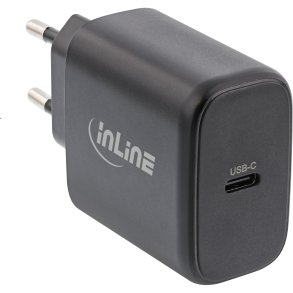 InLine® USB PD power supply, GaN charger, Single USB-C, Power Delivery, 65W