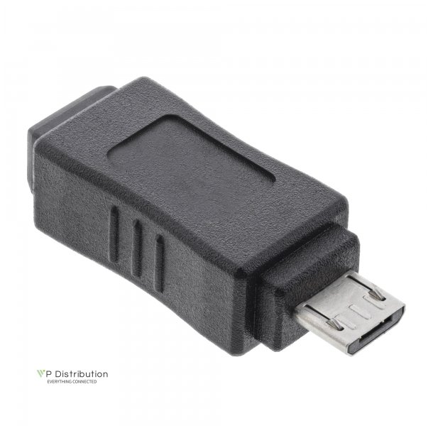 InLine Micro USB Adapter Micro-B male to Mini USB 5 Pin female