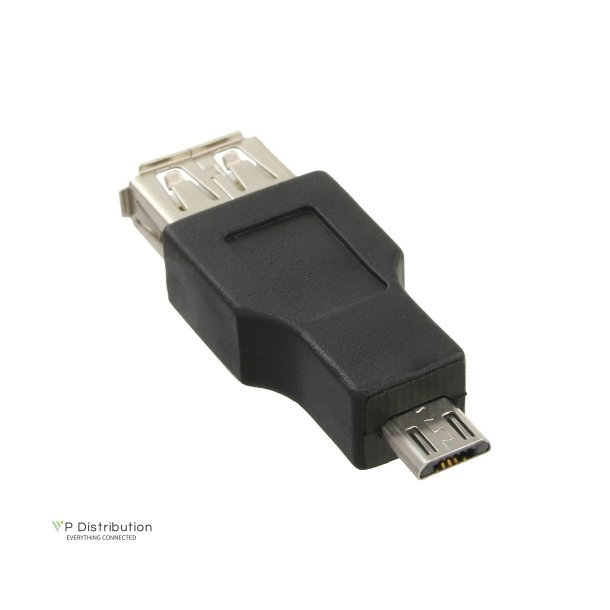 InLine&reg; Micro USB Adapter Micro-B male to USB A female