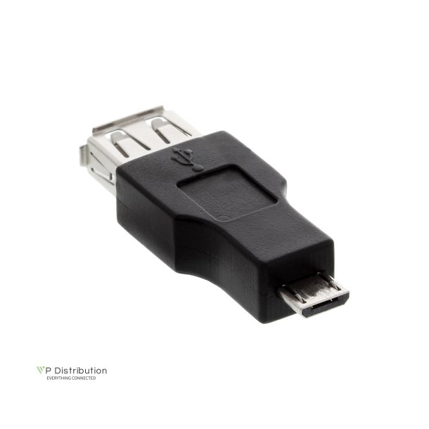 InLine Micro USB OTG Adapter Micro-B male to USB A female