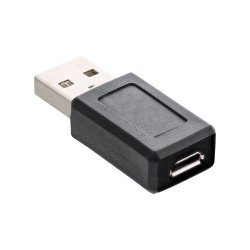 InLine Micro-USB adapter, USB A male to Micro-USB B female