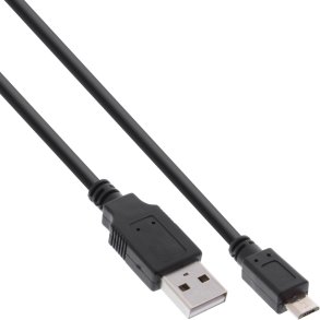InLine Micro USB 2.0 Fast-charge Cable USB A male to Micro-B male 0.3m