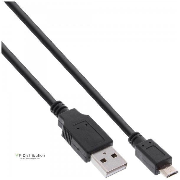 InLine Micro USB 2.0 Fast-charge Cable USB A male to Micro-B male 0.5m