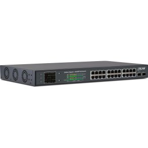 InLine® PoE+ Gigabit Network Switch 24 Port, 1Gb/s, 2x SFP, 48,26cm (19