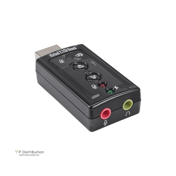 InLine&reg; USB Sound Card with Virtual 7.1 Surround Sound