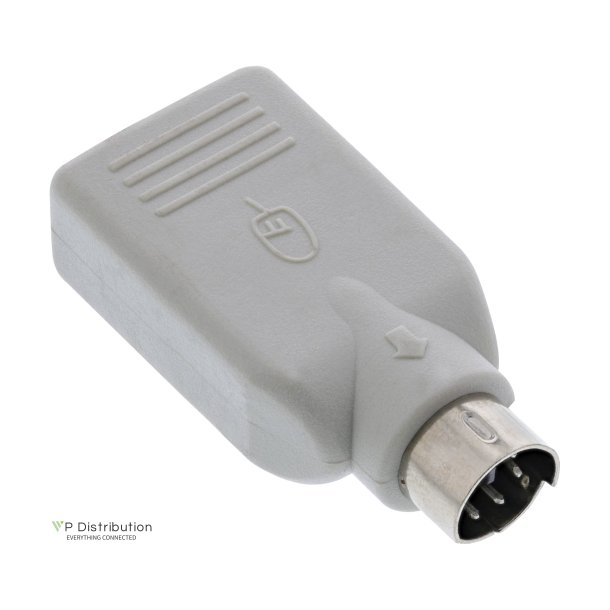 InLine&reg; USB Adapter USB A female to PS/2 male