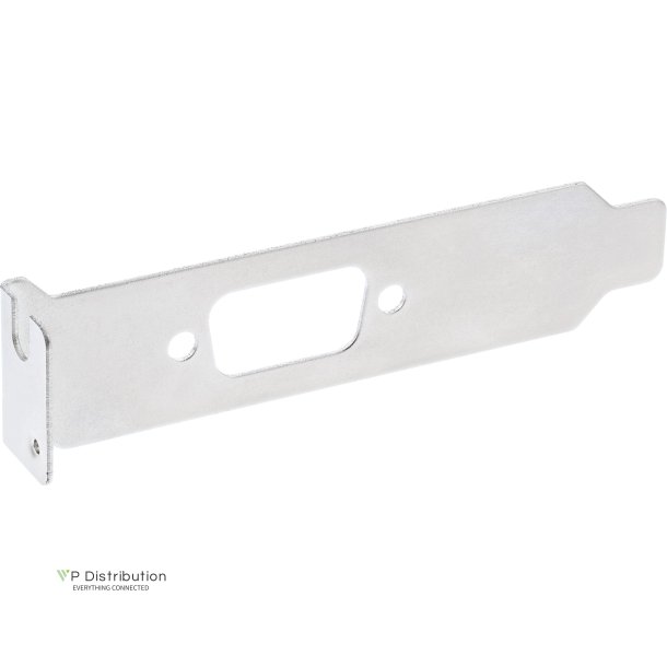 InLine&reg; Low Profile Slot Bracket with hole for DB9 connector