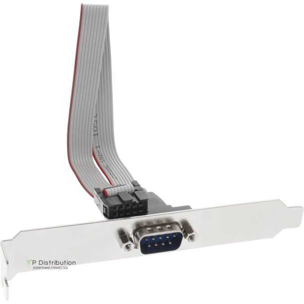 InLine&reg; Slot Bracket DB9 male to 10 Pin internal direct 0.6m