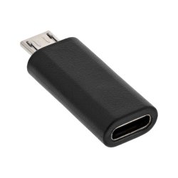 InLine&reg; USB 2.0 adapter, Micro-USB male to USB Type-C female