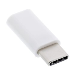 InLine&reg; USB 2.0 adapter, USB Type-C male to Micro-USB female