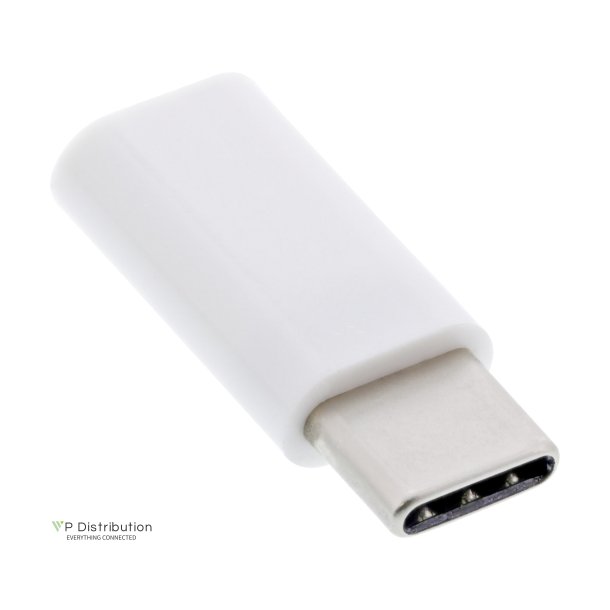 InLine&reg; USB 2.0 adapter, USB Type-C male to Micro-USB female