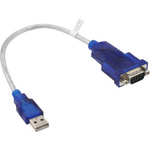 InLine® USB to Serial Adapter Cable USB Type A male to DB9 male approx 0.2m