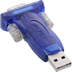 InLine&reg; USB to RS232 Adapter USB A to 9 Pin Sub-D USB extension 0.8m