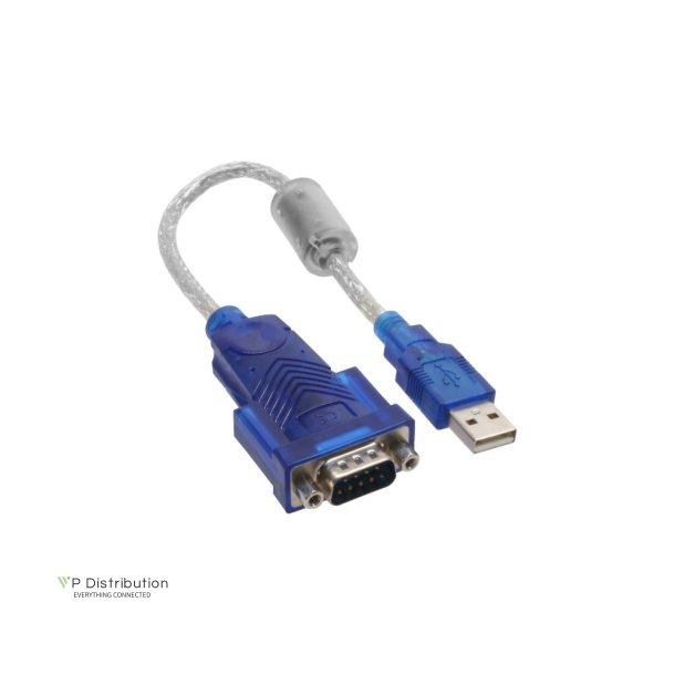 InLine USB to Sub-D 9 Pin Serial Adapter Cable Premium