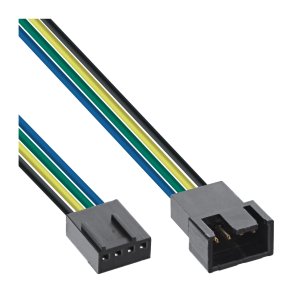 InLine Fan Cable Extension 4 Pin Molex male to female 70cm