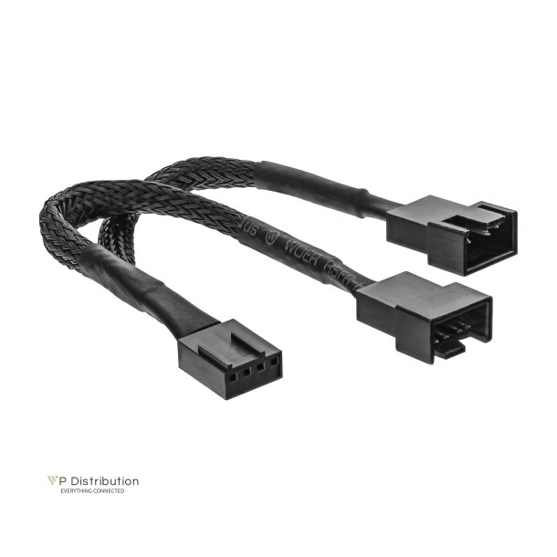 InLine&reg; PWM fan power y-cable, 4pin. 1M/2F, 0.15m