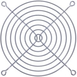 InLine&reg; Fan Guard Metal Chromium Plated 120x120mm