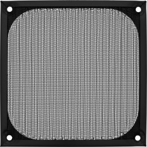 InLine® Fan Grill Aluminum Filter 120x120mm black