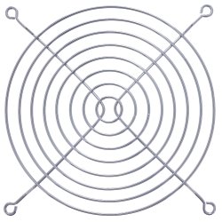 InLine&reg; Fan Grill Metal chrome plated 140x140mm