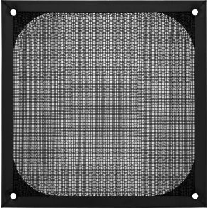 InLine® Fan Grill Aluminum Filter 140x140mm black
