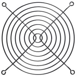 InLine&reg; Fan Grill Metal 140x140mm black