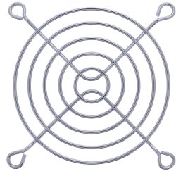 InLine&reg; Fan Guard Metal Chromium Plated 80x80mm