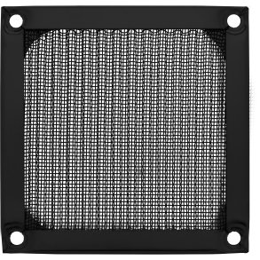 InLine® Fan Grill Aluminum Filter 80x80mm black