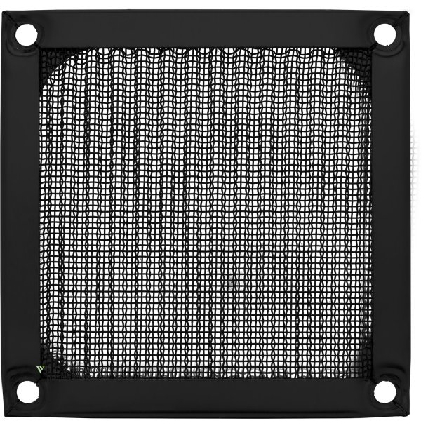 InLine&reg; Fan Grill Aluminum Filter 80x80mm black