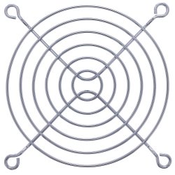 InLine&reg; Fan Guard Metal Chromium Plated 92x92mm