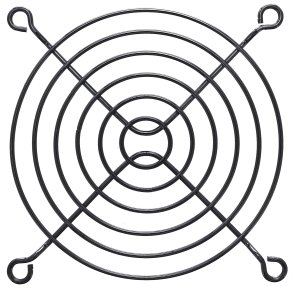 InLine® Fan Grill Metal 92x92mm black