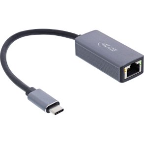 InLine USB 3.2 to 2.5G ethernet network adapter cable, USB Type-C to RJ45