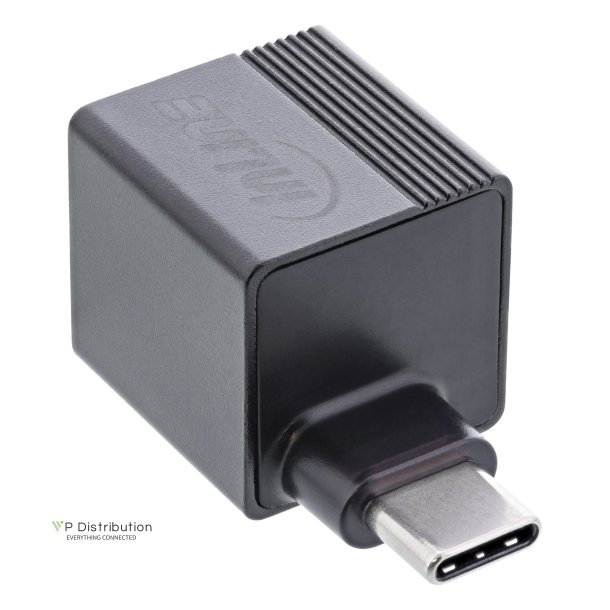 InLine USB 3.2 to 1Gb/s network adapter, USB Type-C to RJ45