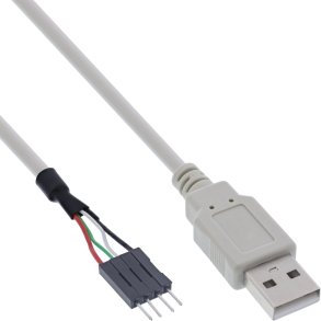 InLine USB 2.0 Adapter Cable USB Type A male to Pin Header male 40 cm