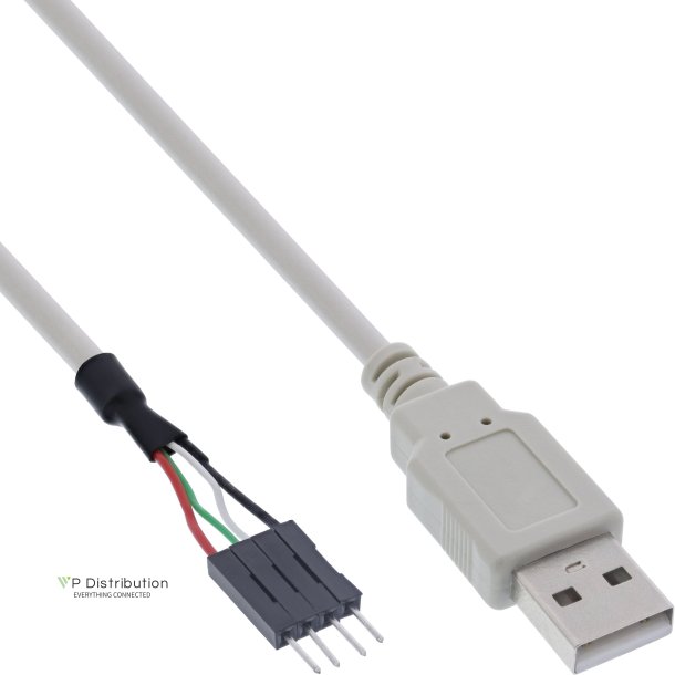 InLine&reg; USB 2.0 Adapter Cable USB Type A male to Pin Header male 40 cm