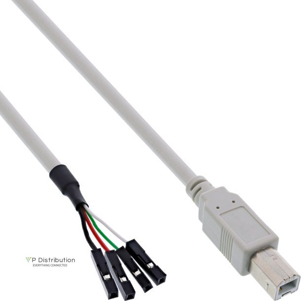 InLine&reg; USB 2.0 Cable internal USB B male to header connector 0.4m