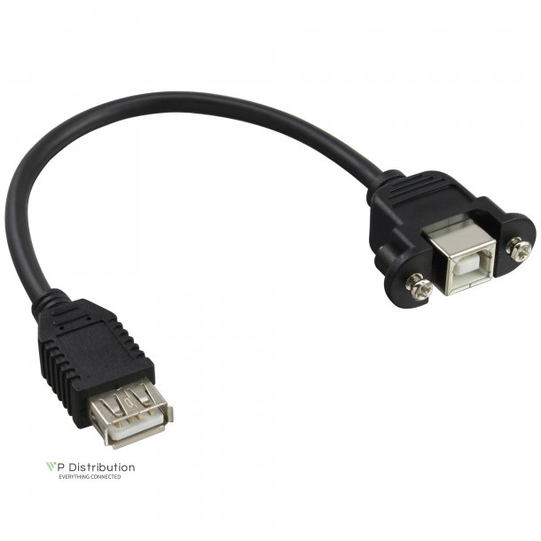 InLine USB 2.0 Adapter Cable Type A female to Chassis Connector Type B 0.2m