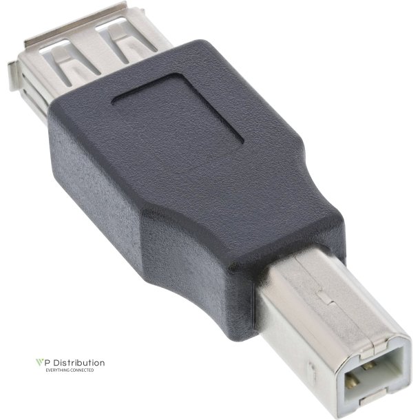 InLine&reg; USB 2.0 Adapter Type A female to Type B male